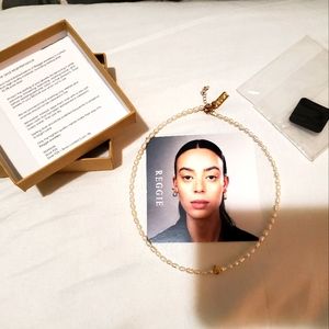 REGGIE BRAND pearls chocker.